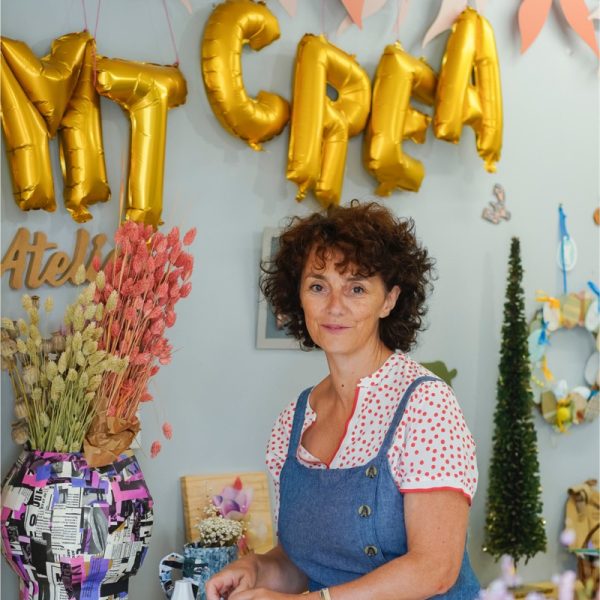 atelier creatif fabriquer vase en carton impression vegetale annecy