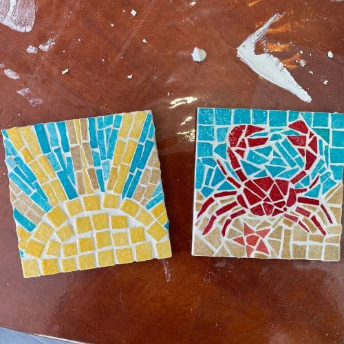 atelier creatif fabrikable faire son dessous de plat en mosaique a grenoble