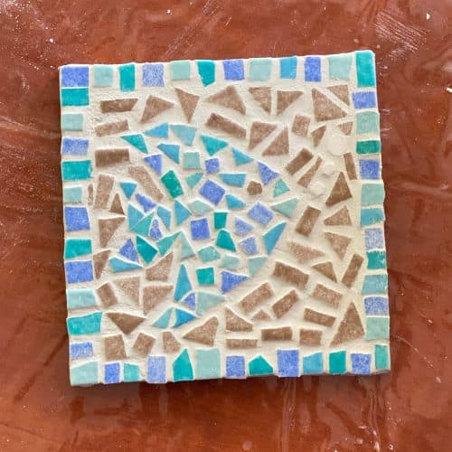atelier mosaique grenoble dessous de plat colore diy
